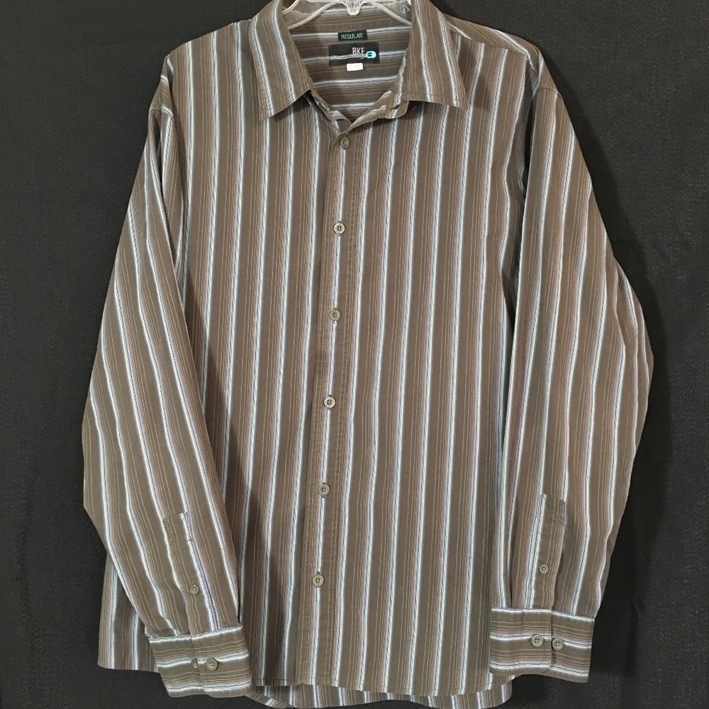 BKE Regular Spread Collar Dress/Casual Shirt  XL